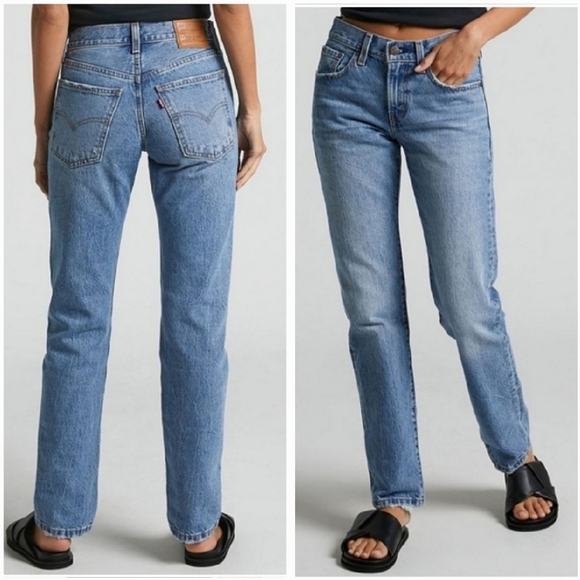 Levi's Denim - NWT Levi’s Premium Middy Straight Jeans Size 24 26 27 28 29 30 31 32 Blue